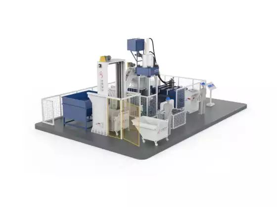 Máquina de briquetagem de chips não ferrosos