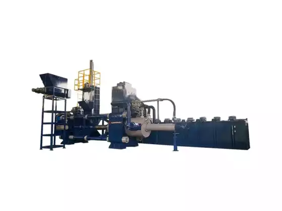 Máquina de briquetagem de sucata de alumínio