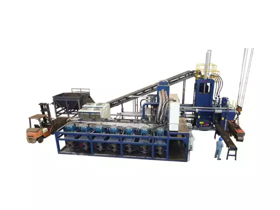 Máquina de briquetagem de sucata de alumínio